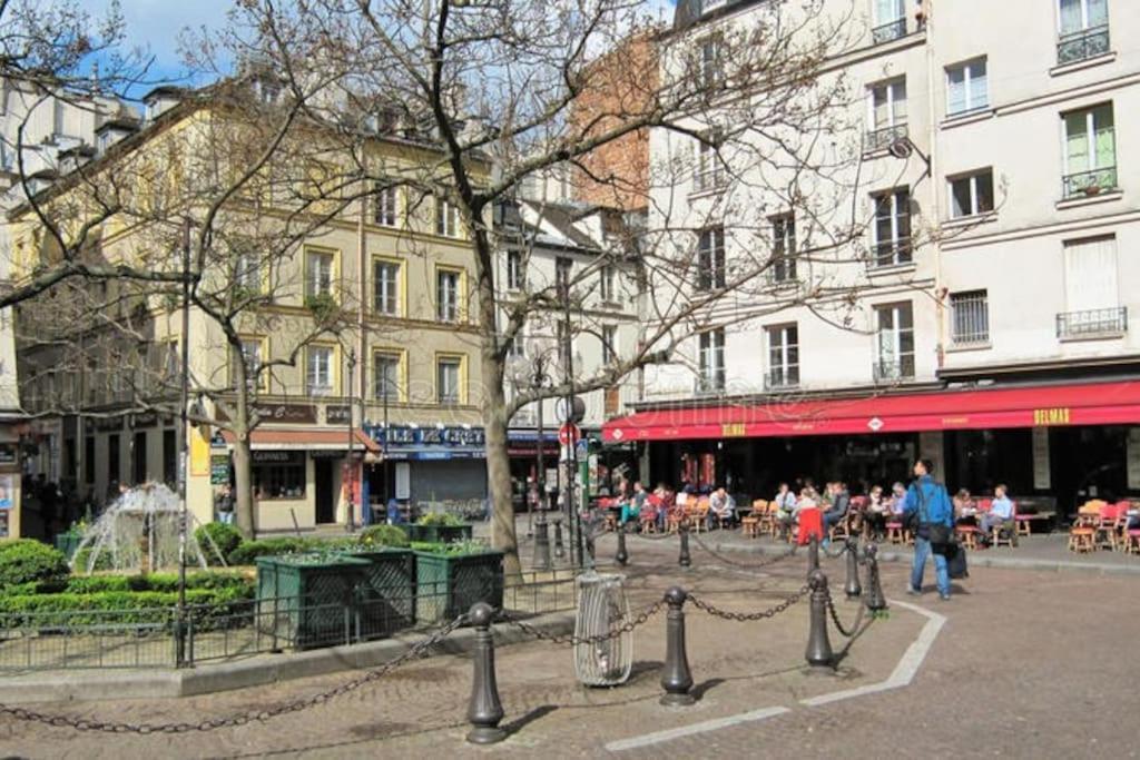 Fully Renovated Historic Apt In Heart Mouffetard Paris Exterior photo